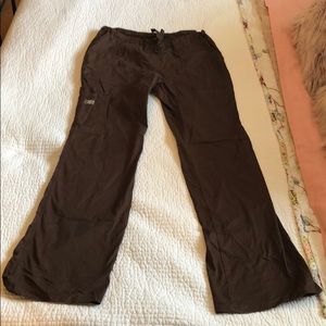 Cherokee workwear Women brown scrub pants small